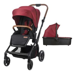 Carucior modular 2 In 1 Coccolle Saliara, Cabernet Carucior modular 2 In 1 Coccolle Saliara, Cabernet