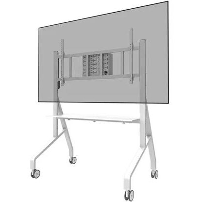 Suport monitor mobil Neomounts FL50-575WH1, 125 kg, 65-110inch (Alb)