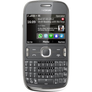 Telefon mobil Nokia 302 Asha, Gri Telefon mobil Nokia 302 Asha, Gri