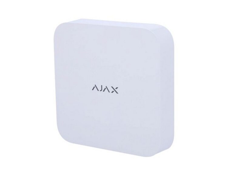 NVR 8 canale, 8MP 4K, stocare 1x SATA 16TB, 100Mbps, compatibil ONVIF, Ethernet, Bluetooth, IP20 Ajax NVR08(W)-70936