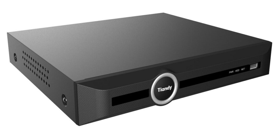 NVR 10 canale seria Lite Tiandy TC-R3110-IBP8KV3.1, 8MP 4K, 8x PoE, 70W, Functii AI, Suporta audio, 1 slot SATA