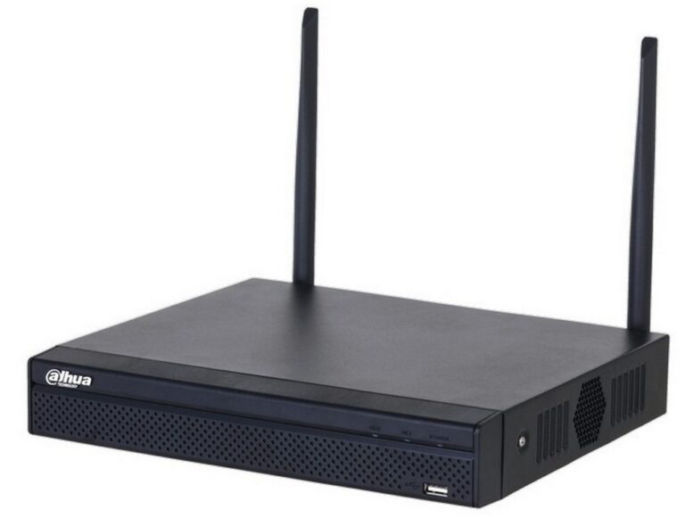 NVR 4 canale wireless, 6 MP, bandwidth 40 Mbps, Dahua, NVR1104HS-W-S2-CE