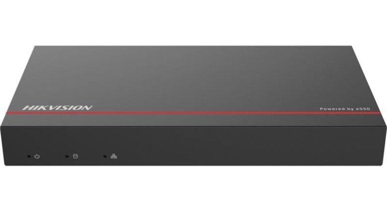 NVR 8 canale PoE, 4MP, latime de banda 60Mbps, SSD 1 TB incorporat, Hikvision DS-E08NI-Q1/8P