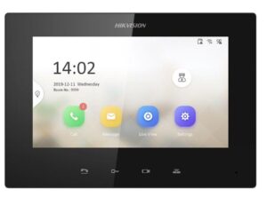 Videointerfon de interior IP Hikvision DS-KH6320-LE1(B), 7 inch, ecran LCD, PoE, aparent/ingropat Videointerfon de interior IP Hikvision DS-KH6320-LE1(B), 7 inch, ecran LCD, PoE, aparent/ingropat