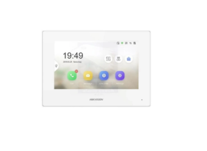 Videointerfon de interior Hikvision DS-KH6320Y-WTE2, 7 inch, aparent, 2 fire, Alb Videointerfon de interior Hikvision DS-KH6320Y-WTE2, 7 inch, aparent, 2 fire, Alb