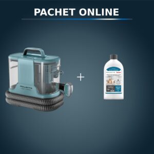 Pachet PROMO Aspirator cu spalare Rowenta Clean IT Compact IN3021F0 & Detergent pentru aspirator cu spalare Rowenta XD5320F0 pentru textile Pachet PROMO Aspirator cu spalare Rowenta Clean IT Compact IN3021F0 & Detergent pentru aspirator cu spalare Rowenta XD5320F0 pentru textile