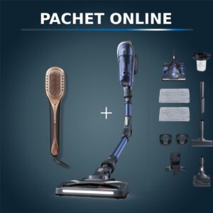 Pachet PROMO Aspirator vertical Rowenta X-Force Flex 8.60 Aqua RH9690WO si Perie reparatoare cu abur Rowenta Hair Therapist™ CF9940F0 Pachet PROMO Aspirator vertical Rowenta X-Force Flex 8.60 Aqua RH9690WO si Perie reparatoare cu abur Rowenta Hair Therapist™ CF9940F0