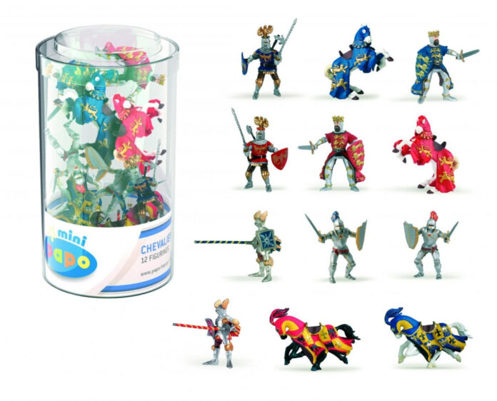 PAPO FIGURINA SET MINI CAVALERI 12 PIESE PAPO FIGURINA SET MINI CAVALERI 12 PIESE