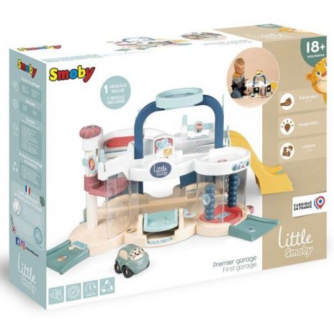 Pista de masini Smoby First Garage cu masinuta Pista de masini Smoby First Garage cu masinuta