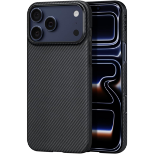Husa Protectie Spate Pitaka pentru iPhone 17 Pro, MagEZ 7 Pro, 600D, Ultra-Slim (Negru/Gri) Husa Protectie Spate Pitaka pentru iPhone 17 Pro, MagEZ 7 Pro, 600D, Ultra-Slim (Negru/Gri)