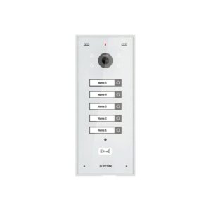 Videointerfon de exterior Electra VPH.05S03.ELWTL , 5 familii, montaj aparent, 4 fire, RFID, alb Videointerfon de exterior Electra VPH.05S03.ELWTL , 5 familii, montaj aparent, 4 fire, RFID, alb
