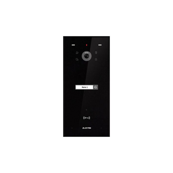 Videointerfon de exterior Electra VPH.01F03.ELBTL, 1 familie, negru, montaj ingropat Videointerfon de exterior Electra VPH.01F03.ELBTL, 1 familie, negru, montaj ingropat