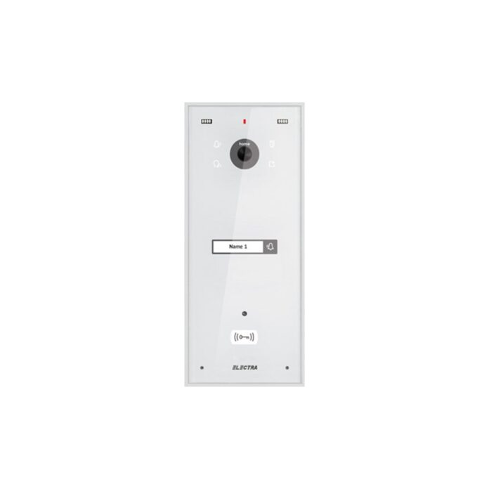 Videointerfon de exterior Electra VPH.01S03.ELWTL, 1 familie, alb, montaj aparent Videointerfon de exterior Electra VPH.01S03.ELWTL, 1 familie, alb, montaj aparent
