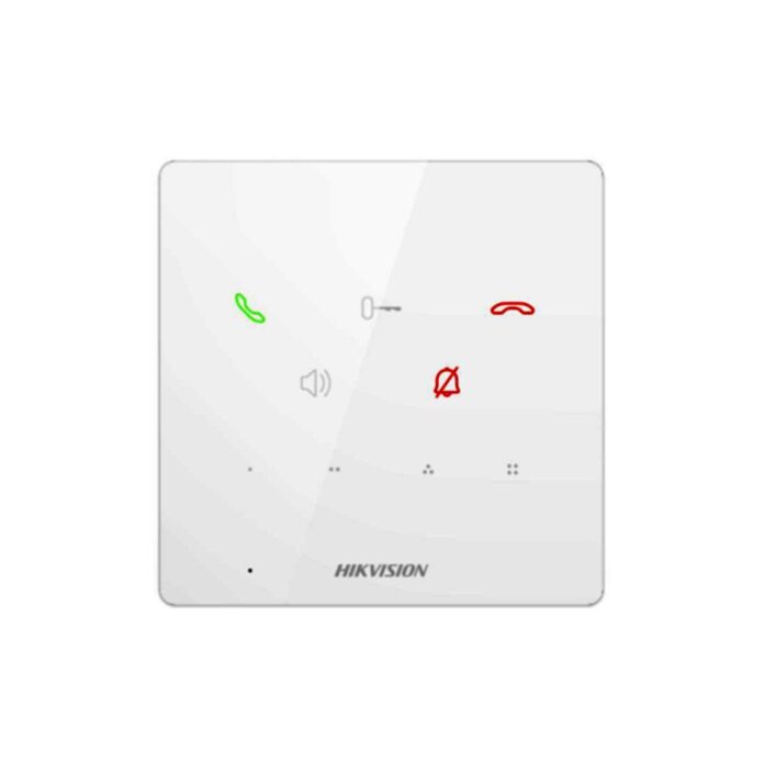 Post interfon interior IP Hikvision DS-KH6000-E1/WH, 9 butoane, touchscreen, PoE, alb Post interfon interior IP Hikvision DS-KH6000-E1/WH, 9 butoane, touchscreen, PoE, alb