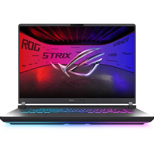 Laptop Gaming ASUS ROG Strix G16 G615LH (Procesor Intel® Core™ Ultra 7 255HX (30M Cache, up to 5.20 GHz), 16inch 2.5K 240Hz, 32GB DDR5, 1TB SSD, NVIDIA GeForce RTX 5050 @8GB, Negru/Gri) Laptop Gaming ASUS ROG Strix G16 G615LH (Procesor Intel® Core™ Ultra 7 255HX (30M Cache, up to 5.20 GHz), 16inch 2.5K 240Hz, 32GB DDR5, 1TB SSD, NVIDIA GeForce RTX 5050 @8GB, Negru/Gri)