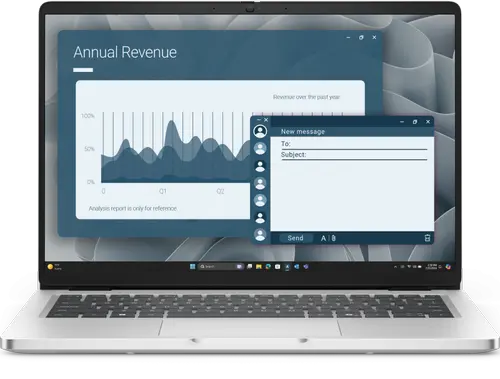 Laptop Dell Pro 14 Plus PC14255 (Procesor AMD Ryzen AI 7 PRO 350 (16M Cache, up to 5.0 GHz), 14inch FHD+, 16GB DDR5, 1TB SSD, AMD Radeon 860M, Windows 11 Pro, Argintiu) Laptop Dell Pro 14 Plus PC14255 (Procesor AMD Ryzen AI 7 PRO 350 (16M Cache, up to 5.0 GHz), 14inch FHD+, 16GB DDR5, 1TB SSD, AMD Radeon 860M, Windows 11 Pro, Argintiu)