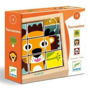 Puzzle din cuburi Tournanimo, Djeco Puzzle din cuburi Tournanimo, Djeco
