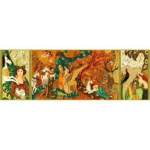 Puzzle Djeco Gradina cu unicorni Puzzle Djeco Gradina cu unicorni