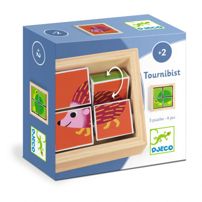 Puzzle forme rotative Tournibist, Djeco Puzzle forme rotative Tournibist, Djeco