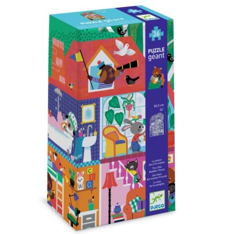 Puzzle gigant Casa micilor prieteni, Djeco Puzzle gigant Casa micilor prieteni, Djeco