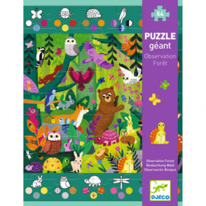Puzzle gigant Djeco, Aventuri in padure Puzzle gigant Djeco, Aventuri in padure