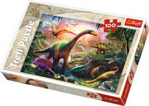puzzle-trefl-100-pe-taramul-dinozaurilor-968045