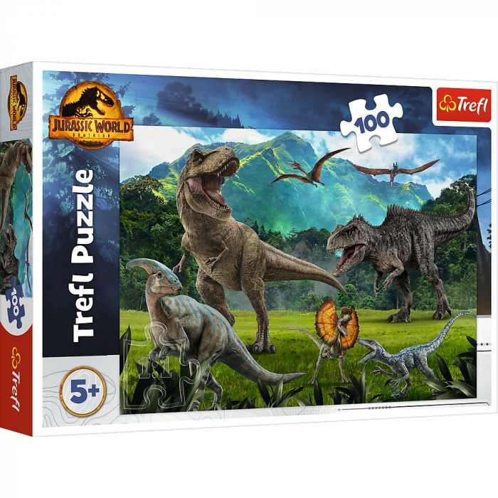 puzzle-trefl-100-piese-jurassic-world-lumea-dinozaurilor-209562