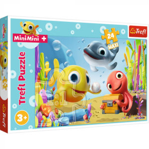 Puzzle Trefl 24 Maxi Pestisorii Fericiti Puzzle Trefl 24 Maxi Pestisorii Fericiti