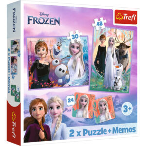 Puzzle Trefl 2In1 Memo Disney Frozen Printesele Si Taramul Lor Puzzle Trefl 2In1 Memo Disney Frozen Printesele Si Taramul Lor