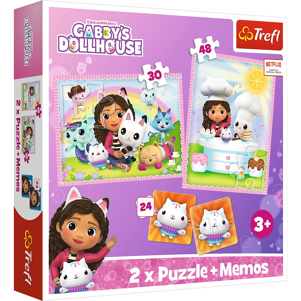 Puzzle Trefl 2In1 Memo Gabbys Dollhouse Gabi Si Prietenii Ei Puzzle Trefl 2In1 Memo Gabbys Dollhouse Gabi Si Prietenii Ei