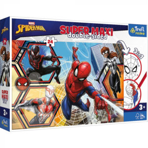 puzzle-trefl-primo-24-super-maxi-disney-spiderman-in-actiune-229054