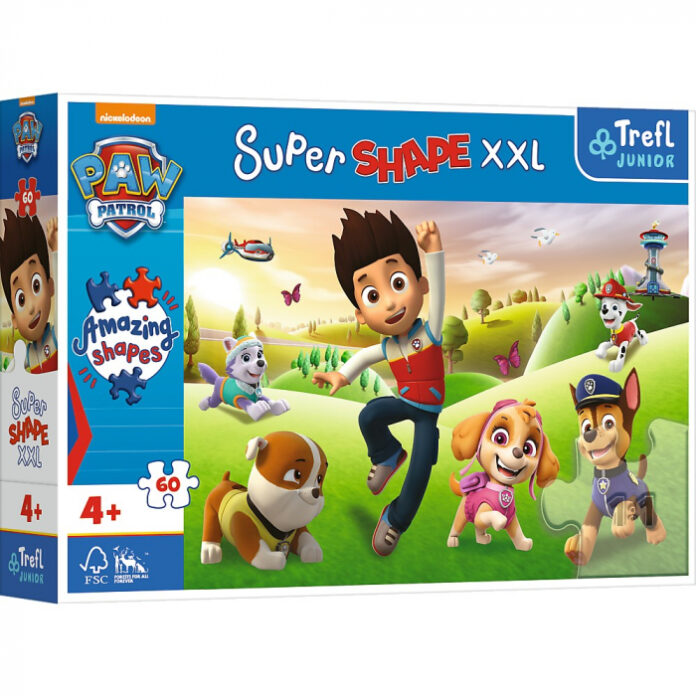 Puzzle Trefl Primo Super Shape XXL 60 Patrula Catelusilor Puzzle Trefl Primo Super Shape XXL 60 Patrula Catelusilor