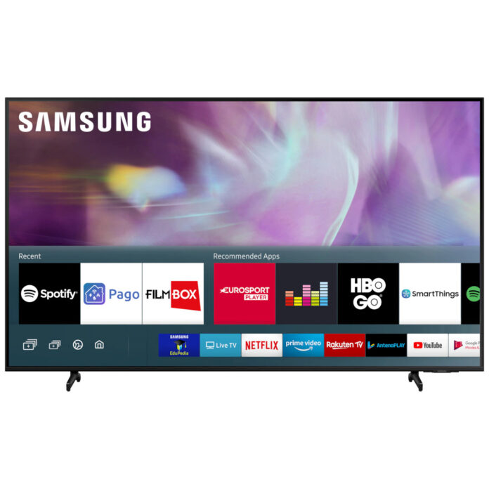 Televizor Smart QLED, Samsung 55Q60A, 138 cm, Ultra HD 4K, Clasa F Televizor Smart QLED, Samsung 55Q60A, 138 cm, Ultra HD 4K, Clasa F