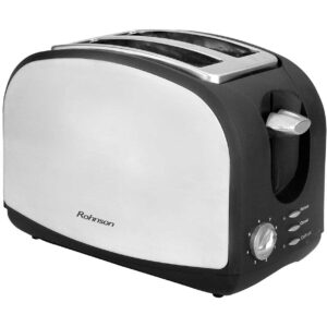 Prajitor de paine Rohnson R207, 900 W, 2 felii, Argintiu Prajitor de paine Rohnson R207, 900 W, 2 felii, Argintiu
