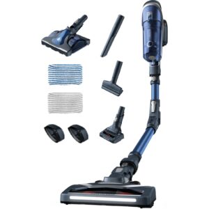 Aspirator vertical Rowenta X-Force Flex 8.60 Aqua RH9690WO, putere aspirare 185 air watts, autonomie max 45 min, 3 in 1, iluminare LED, flexibil, cap de aspirare aqua, functie boost, gri & albastru Aspirator vertical Rowenta X-Force Flex 8.60 Aqua RH9690WO, putere aspirare 185 air watts, autonomie max 45 min, 3 in 1, iluminare LED, flexibil, cap de aspirare aqua, functie boost, gri & albastru