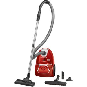 Aspirator cu sac Rowenta Compact Power Parquet RO3953EA, 3 L, 900 W, sac Hygiene+, clasa A, tub telescopic din metal, 75dB, rosu Aspirator cu sac Rowenta Compact Power Parquet RO3953EA, 3 L, 900 W, sac Hygiene+, clasa A, tub telescopic din metal, 75dB, rosu