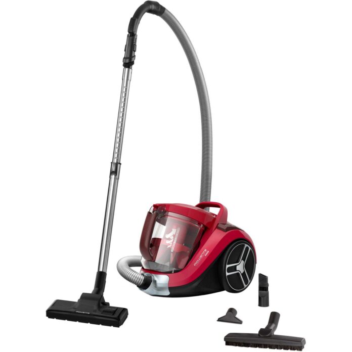 Aspirator fara sac Rowenta Compact Power XXL RO4853EA, 550 W, 2.5 L, 22 kWh/an, Nivel zgomot: 75 dB, Tub telescopic, Filtrare ciclonica, Indicator nivel maxim praf, Rosu Aspirator fara sac Rowenta Compact Power XXL RO4853EA, 550 W, 2.5 L, 22 kWh/an, Nivel zgomot: 75 dB, Tub telescopic, Filtrare ciclonica, Indicator nivel maxim praf, Rosu
