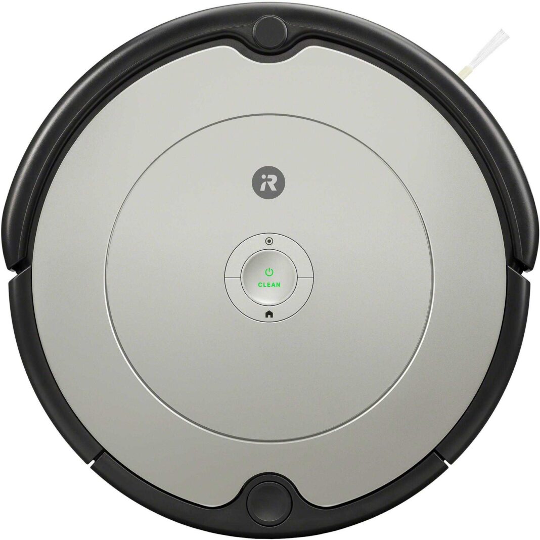 Aspirator robot iRobot Roomba 698, 33 W, 26kwh/an, Wi-Fi, Control prin aplicatie, 3-Stage Cleaning System, Senzori scari, Google Assistant & Alexa, Gri/Negru