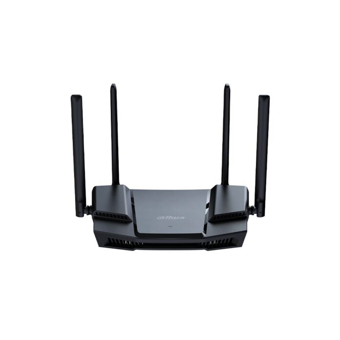 Router wireless Dahua AX18, 1.2 Gbps, 2.4/5 GHz, 3 porturi LAN, WiFi 6, 63 m Router wireless Dahua AX18, 1.2 Gbps, 2.4/5 GHz, 3 porturi LAN, WiFi 6, 63 m