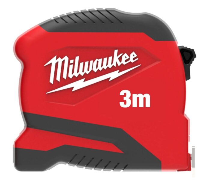 Ruleta compacta Milwaukee GEN 2, punct de rupere 3.2m, clema pentru curea, functie Finger-Stop, 4932498776 Ruleta compacta Milwaukee GEN 2, punct de rupere 3.2m, clema pentru curea, functie Finger-Stop, 4932498776