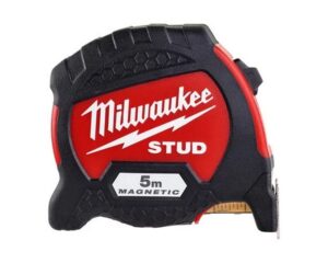 Ruleta Milwaukee cu magnet STUD, 5 m, generatia 2, clama pentru fixare la curea, 4932471626 Ruleta Milwaukee cu magnet STUD, 5 m, generatia 2, clama pentru fixare la curea, 4932471626