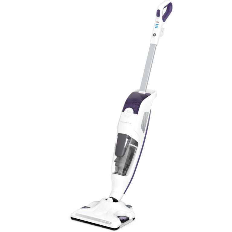 Aspirator cu abur Rowenta Clean Steam Revolution RY7731WH, 1500 W, Accesoriu covoare, Filtru anticalcar, Alb/Mov