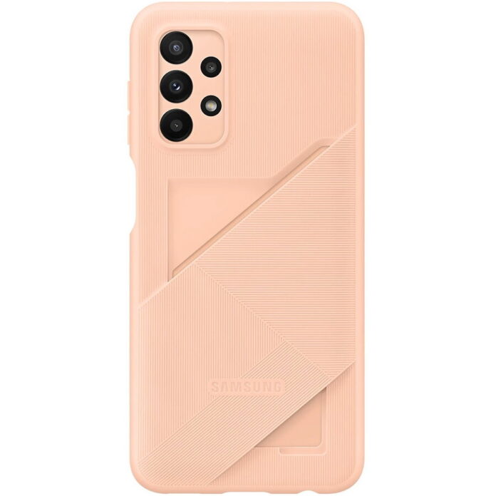 Husa de protectie Samsung Card Slot Cover pentru Samsung Galaxy A23 5G, Portocaliu Husa de protectie Samsung Card Slot Cover pentru Samsung Galaxy A23 5G, Portocaliu