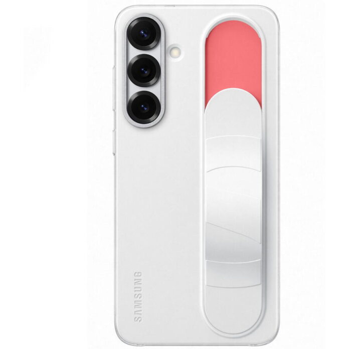 Husa Protectie Spate Samsung Standing Grip EF-GS936CBEGWW, pentru Galaxy S25 Plus (S936), Silicon (Negru) Husa Protectie Spate Samsung Standing Grip EF-GS936CBEGWW, pentru Galaxy S25 Plus (S936), Silicon (Negru)