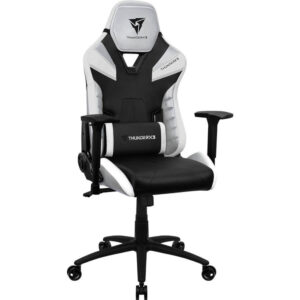 Scaun Gaming Aerocool ThunderX3 TC5, Spatar si Cotiere reglabile, Alb/Negru Scaun Gaming Aerocool ThunderX3 TC5, Spatar si Cotiere reglabile, Alb/Negru