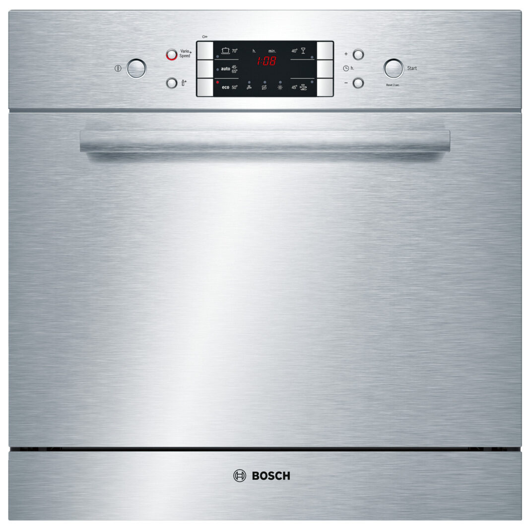Masina de spalat vase incorporabila Bosch SCE52M65EU, 8 Seturi, 5 Programe, Clasa A+, Inox