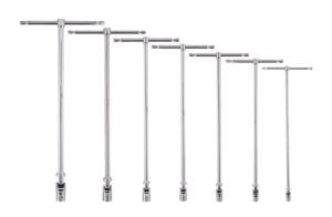 Set 7 chei cu maner T si cap pivotant Milwaukee, 8-19 mm, tija fixa, 180 grade, 4932492674 Set 7 chei cu maner T si cap pivotant Milwaukee, 8-19 mm, tija fixa, 180 grade, 4932492674