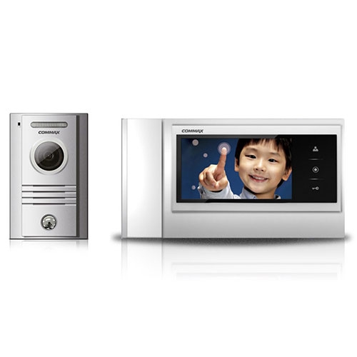 Kit videointerfon Commax COLOR FAM, 1 familie, 7 inch, aparent Kit videointerfon Commax COLOR FAM, 1 familie, 7 inch, aparent