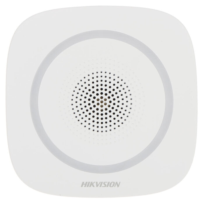Sirena stroboscopica wireless de interior Hikvision AX PRO DS-PS1-I-WE-B, 110 dB, 868 MHz, RF 1600 m, LED Albastru Sirena stroboscopica wireless de interior Hikvision AX PRO DS-PS1-I-WE-B, 110 dB, 868 MHz, RF 1600 m, LED Albastru