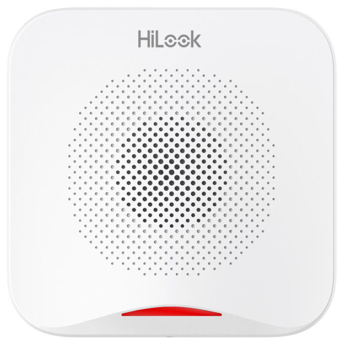 Sirena de interior wireless Hikvision HiLook ALARM-S201-WE(Red), 868.6Mhz, pana la 1600m, 4x baterie AA